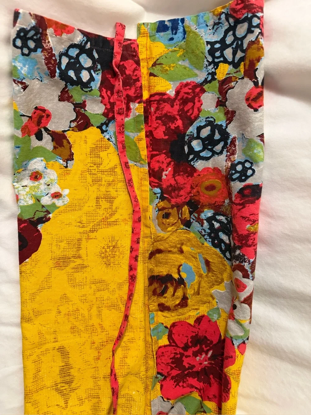 Artisan made colorful apron. New condition signed by artisan